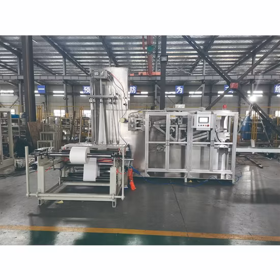 자동 병원 살롱 마사지 테이블 시트 일회용 침대 시트 목욕 타월 접는 기계